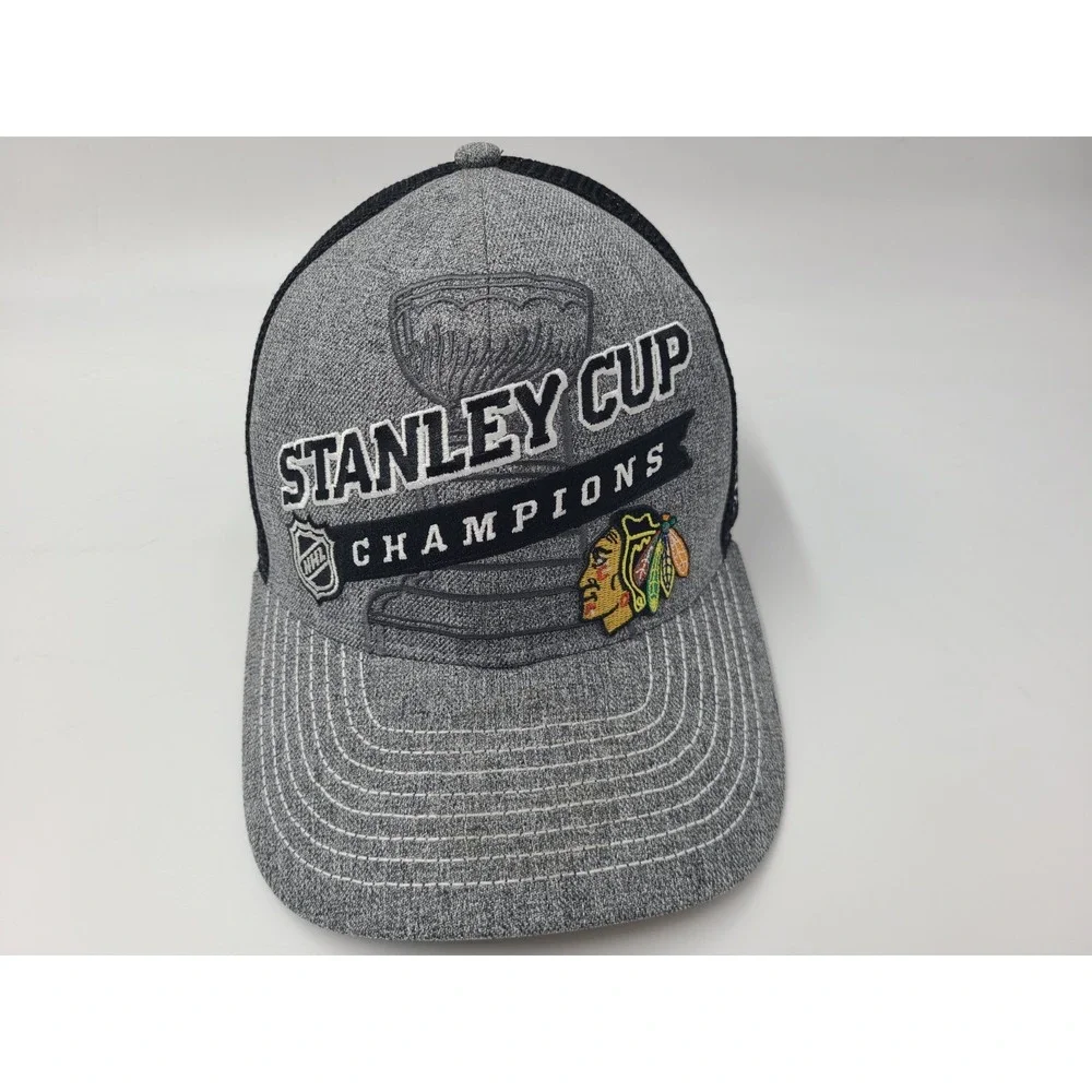 Chicago Blackhawks 2013 Stanley Cup Champions Mesh Snapback (Fits Small) Hat Cap
